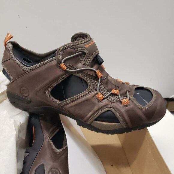 Dunham Men\'s Vibe Ruggards Tout Aller Brown Leather Sandals -‎ Size 13 main image 6